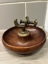 Rare vintage wooden and brass