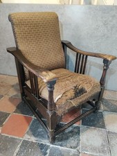 Antique Arts And Crafts Recliner Chair,Stickley/Morris(?)
