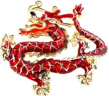 Red And Gold Oriental Dragon