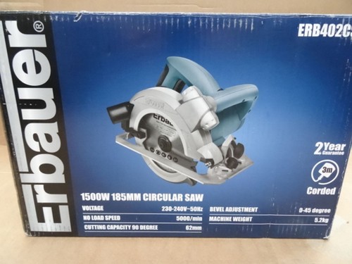 Erbauer circular saw 1500w - saw,