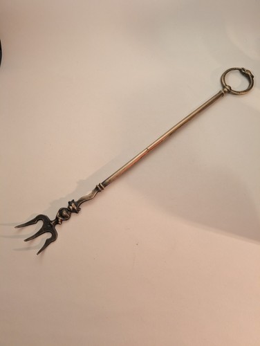 Brass vintage toasting fork - vintage,