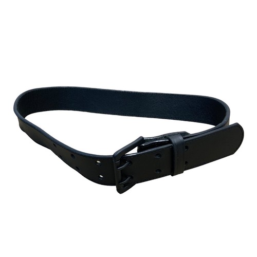 Protec black leather - leather, 2"
