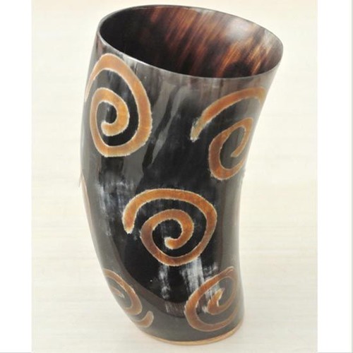 Cow horn viking drinking - horn,