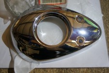 HONDA GENUINE VT750 SHADOW DELUXE FUEL CAP CHROME TRIM PANAL COVER 83510-MBA-770