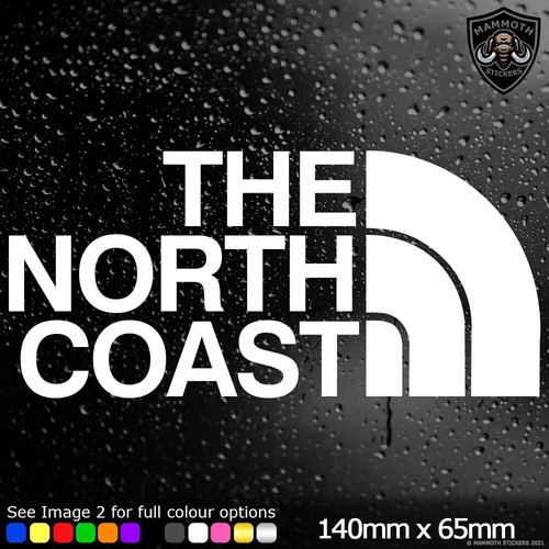 The north coast sticker decal - north,