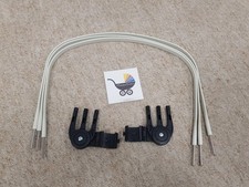 Bugaboo Donkey Hood Rods & Clamps Clips Wires 1 Full Set Fit Donkey 1 2 3 5