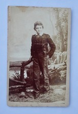 CDV OF TEENAGE BOY IN SCHOOL