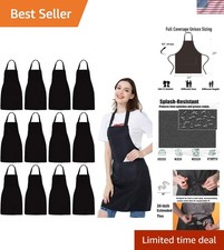 Pack unisex black - unisex, apron