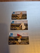 RSPB PIN BADGE 3 X Golf Badges