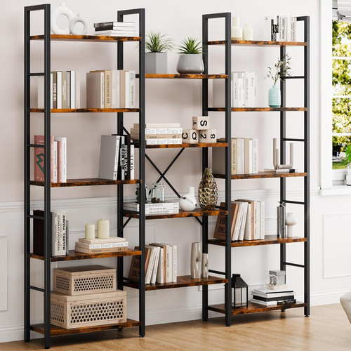 Industrial tier bookshelf - 5-tier,