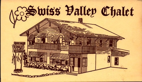 Vintage postcard swiss valley - postcard,