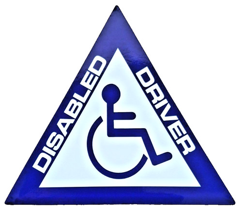 Disabled driver sticker 5cm - disabled,