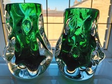 Liskeard Knobbly Glass Vases
