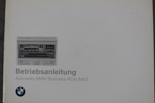 Bmw operating instructions for - operating,