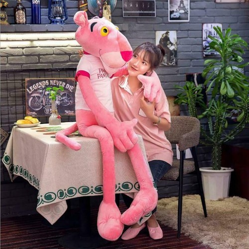 Pink panther plush - panther, stuffed