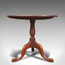 Antique tilt top table - top,