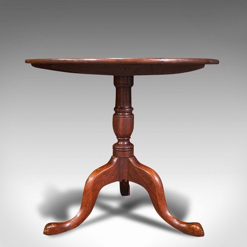Antique tilt top table - tilt,