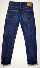 Mens LEVIS 501 XX LVC SELVEDGE JEANS vintage size W29 L34 Big E Raw 47501-0136