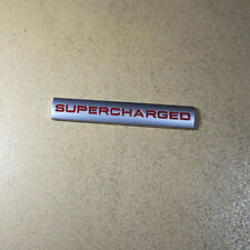 1PC Matte SUPERCHARGED Red