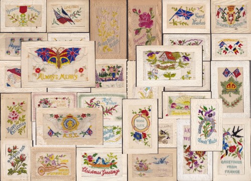 Ww1 embroidered silk - ww1,