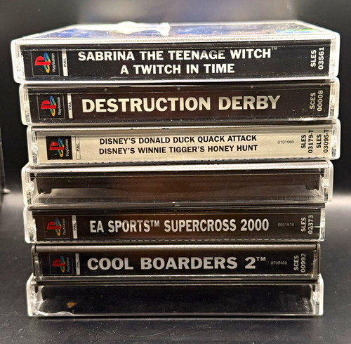 Job lot ps1 playstation - 7x,