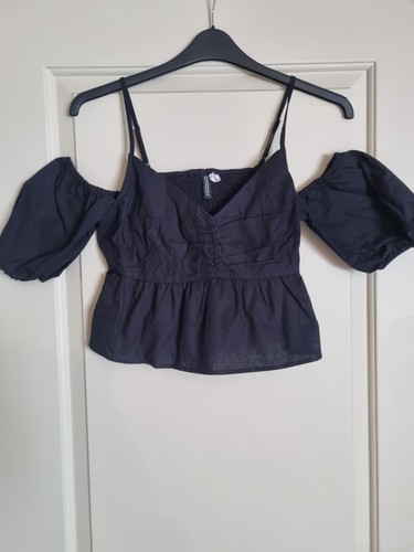 Ladies black milkmaid - h&m,
