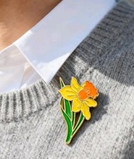 Botanical enamel pin - enamel, |
