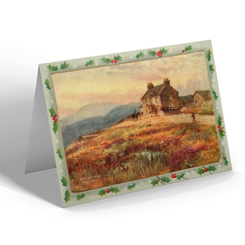 Xmas notelet vintage - xmas,