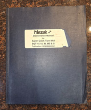 Mazak Maintenance SQT 15/18 M