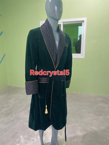 New men dressing gown forest - dressing,