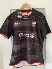 Saracens Rugby Shirt Signed by