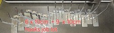 JOB LOT OF  HOOKS ACCESSORY CHROME SHOP DISPLAY CHECK PHOTOS