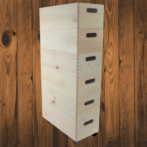 Tier narrow wooden storage - 6,