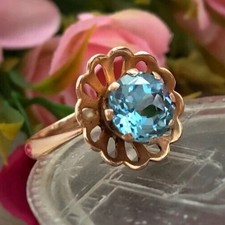 Vintage Soviet Russian 583 14K