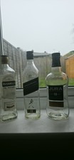 Empty whiskey bottles 