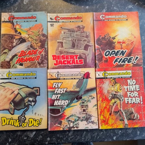 Vintage commando comics - vintage, 1976