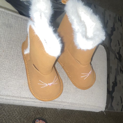 Baby cat ankle booties - baby, 6-9