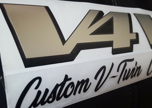 Custom twin decals - custom, v-twin