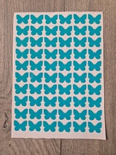 60 / 40 Butterfly Vinyl Decal Stickers. Glass Window Craft Gifts Car Bottle