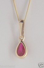 9ct Real Gold Small Teardrop