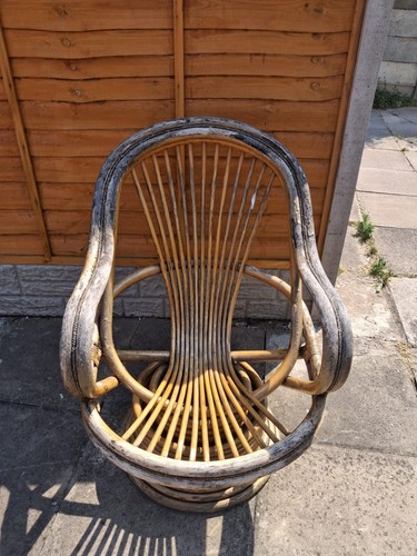 Rattan wicker swivel - swivel, armchair