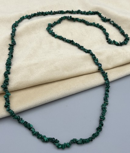 Vintage natural malachite chip - natural,