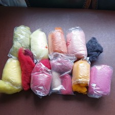 needle felting wool job lot