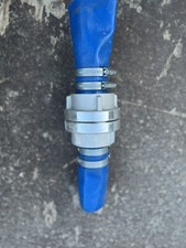 6x ends Aluminium, Hose Tails, Storz DIN Suction Couplings FLAT HOSE