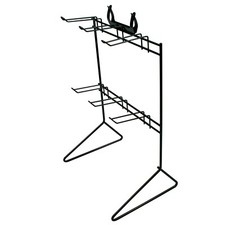 6 Euro Hook Counter Top Retail Shop Display Stand in Black for POS (K9BB)