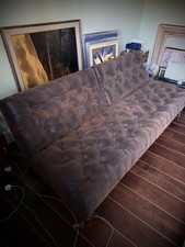 Antique Faux Leather Brown