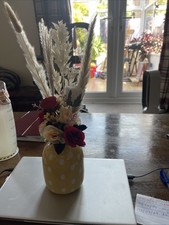 Vase With Artificial Flowers