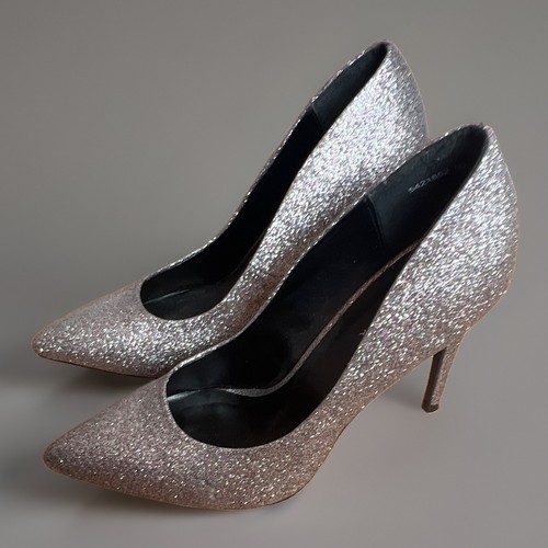 New look silver glitter - silver,