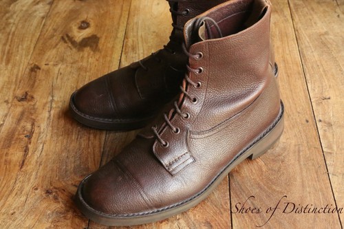 Tricker brown leather derby - brown,