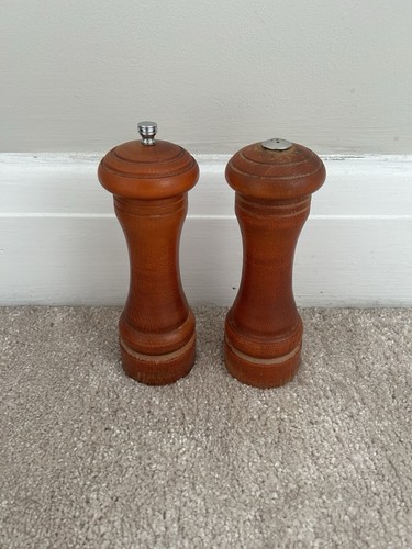 Vintage solid wood - salt, and